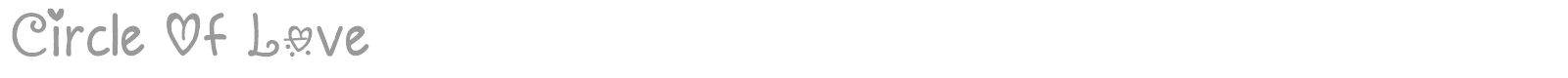 Circle Of Love font preview